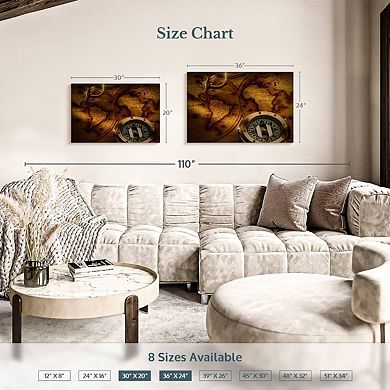 Vintage Maps Wall Art