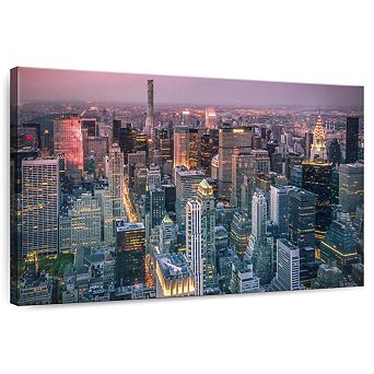 NY Cityscape Lights Wall Art