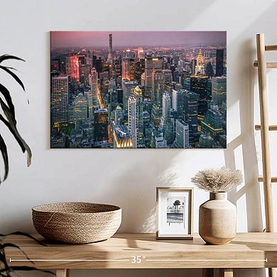 NY Cityscape Lights Wall Art