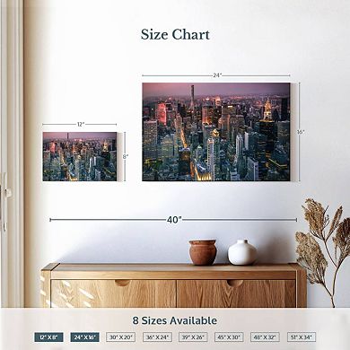 NY Cityscape Lights Wall Art
