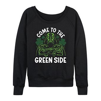 Women's Star Wars Darth Vader St. Patrick's French Terry Long Sleeve Tee