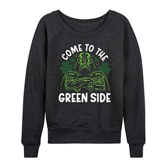 Women's Star Wars Darth Vader St. Patrick's French Terry Long Sleeve Tee