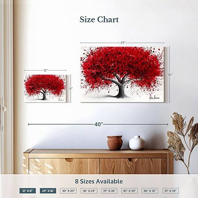 Strawberry Farm Tree Wall Art