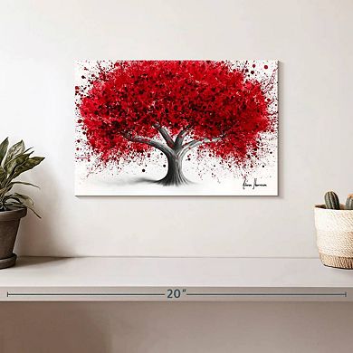 Strawberry Farm Tree Wall Art