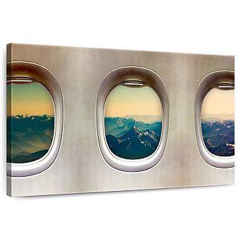 Old Airplane Windows Wall Art