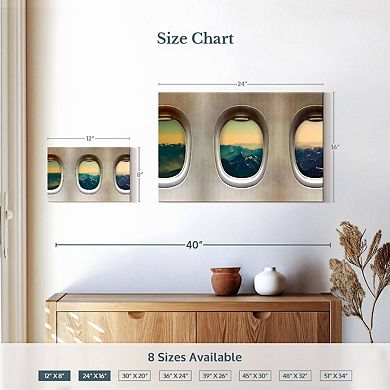 Old Airplane Windows Wall Art