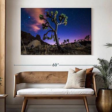 Joshua Tree Under Starry Sky Wall Art