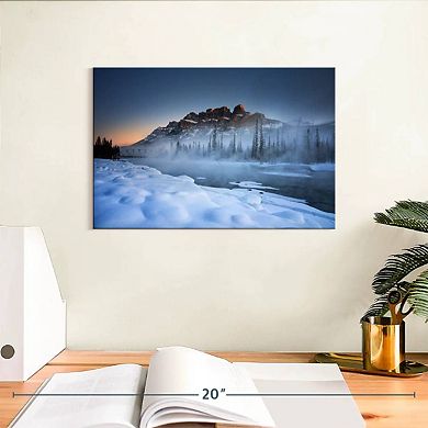 Banff Snowfield Wall Art