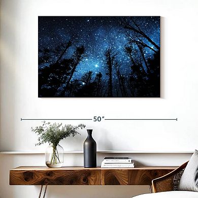 Forest Night Sky Wall Art