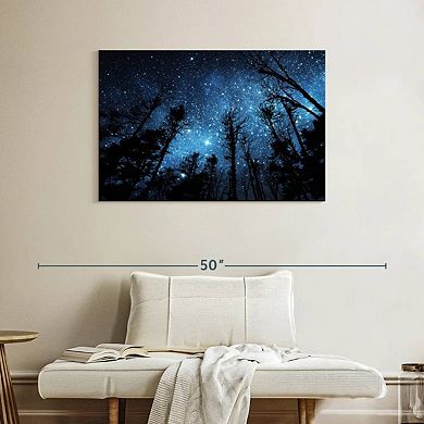 Forest Night Sky Wall Art