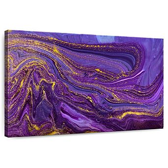 Purple Abstract Wall Art