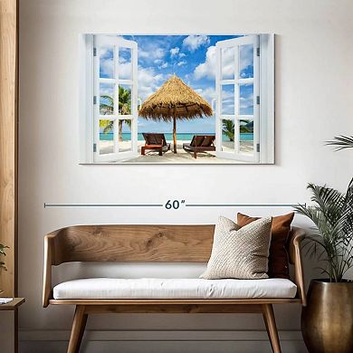 Window To Paradise Beach Wall Art