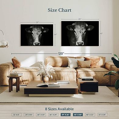 Pondering Cow Wall Art