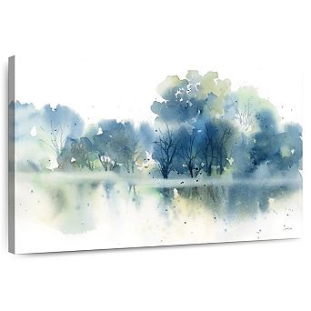 Blue Pond Reflections Wall Art