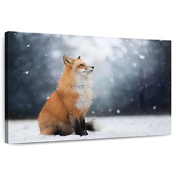 Dreamy Winter Fox Wall Art