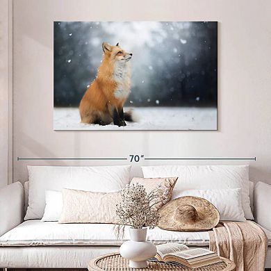 Dreamy Winter Fox Wall Art