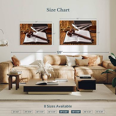 Legal Code Of Justice Wall Art