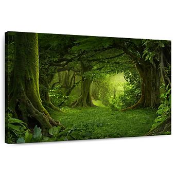 Mossy Green Forest Wall Art
