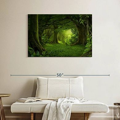 Mossy Green Forest Wall Art