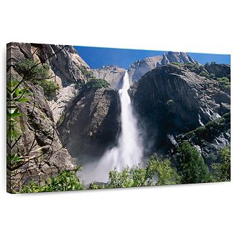 Low Angle View Of The Yosemite Falls Wall Art