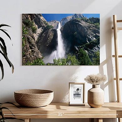 Low Angle View Of The Yosemite Falls Wall Art