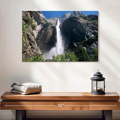 Low Angle View Of The Yosemite Falls Wall Art