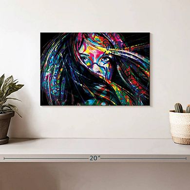 Female Edgy Female Portrait Wall Art