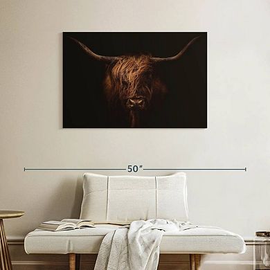Handsome Highland Cow Wall Art