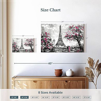 Eiffel Tower Landscape Pop Wall Art