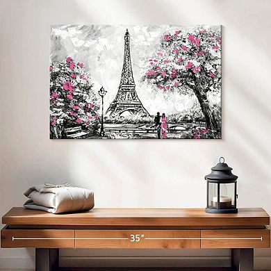 Eiffel Tower Landscape Pop Wall Art