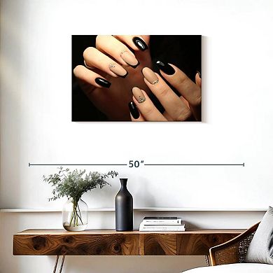 Classy Neutral Nails Wall Art