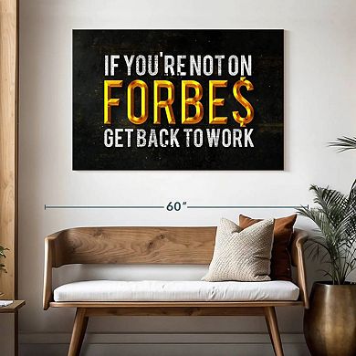 Forbes List Wall Art