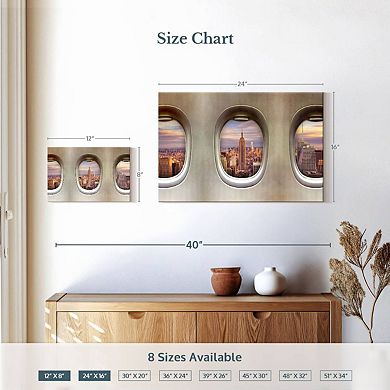 Retro Airplane Windows Wall Art