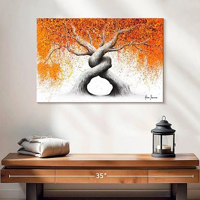 Twisting Love Trees Wall Art