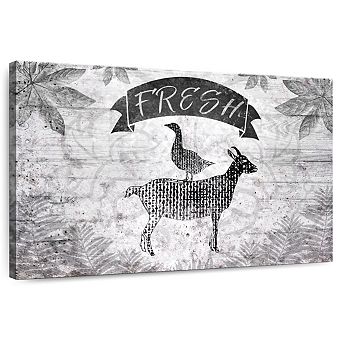 Farm Animals Silhouette Wall Art