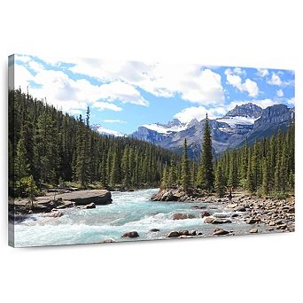 Rocky Mountains River Wall Art