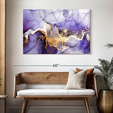 Purple Haze Abstract Wall Art