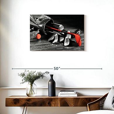 Golf Equipment Pop Wall Art