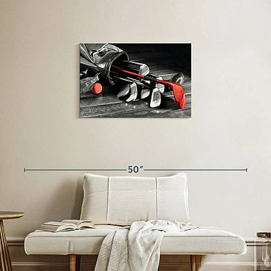 Golf Equipment Pop Wall Art