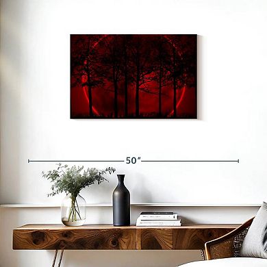 Dark Haunted Forest Wall Art