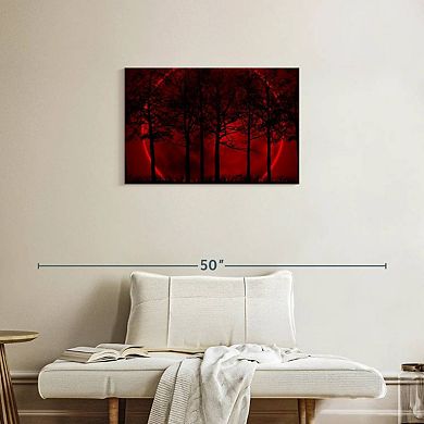 Dark Haunted Forest Wall Art