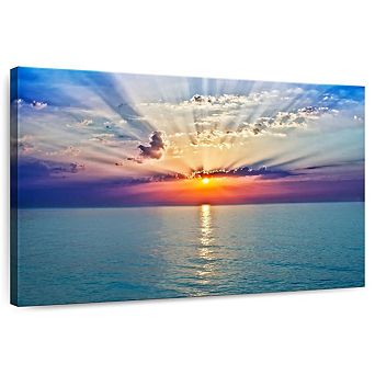 Golden Beach Sunrise Wall Art