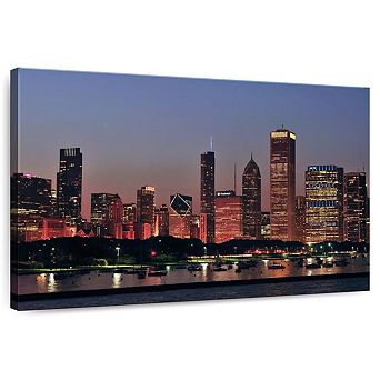 Chicago Twilight Wall Art