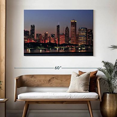 Chicago Twilight Wall Art