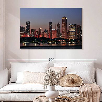 Chicago Twilight Wall Art