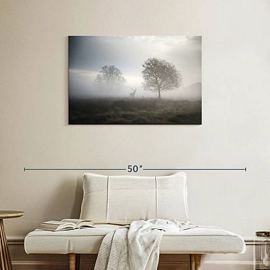 Hunting at Dusk Wall Art