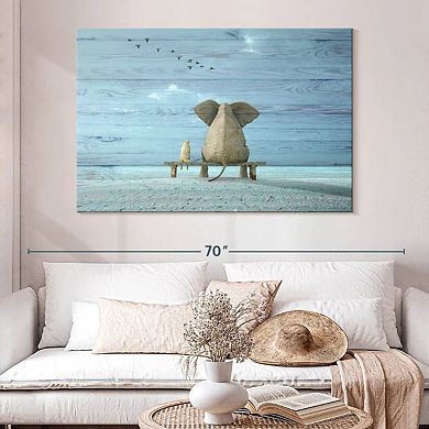 Elephant Daydream Wall Art