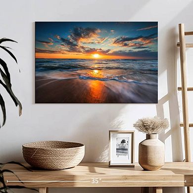 Summer Ocean Sunrise Wall Art