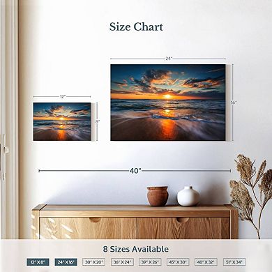 Summer Ocean Sunrise Wall Art