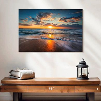 Summer Ocean Sunrise Wall Art